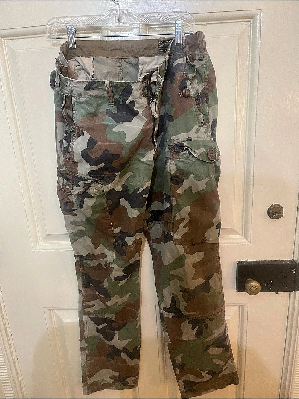 Polo Ralph Lauren Military Spec Cargo Pants Camo Waist 36/32